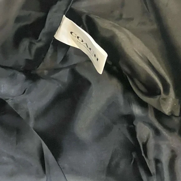 Coach Fragrance Tote Bag |  Metallic Silver Black | Overnight bag or Travel - Picture 5 of 7